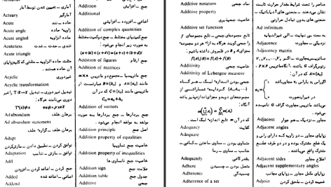 دانلود پی دی اف کتاب واژه نامه ریاضی جهاد دانشگاهی PDF