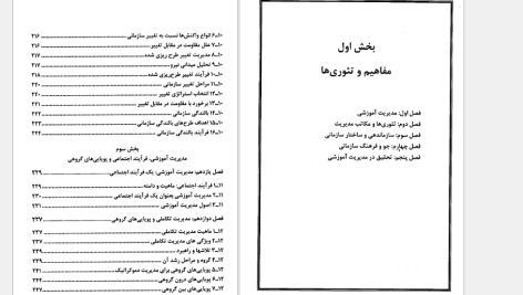 دانلود پی دی اف کتاب مدیریت آموزشی غلامرضا شمس PDF