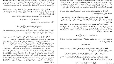 دانلود پی دی اف کتاب جبر خطی هافمن جمشید فرشیدی PDF