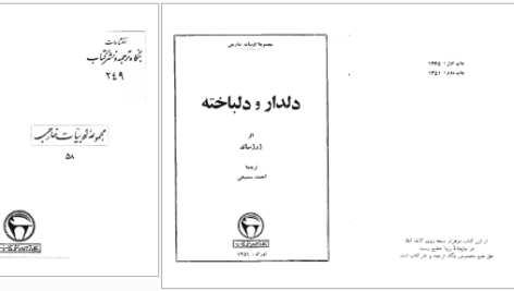 دانلود پی دی اف کتاب دلدار و دلباخته ژرژ ساند PDF