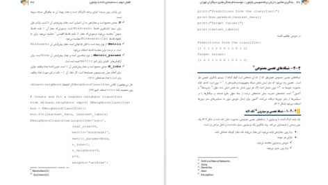 دانلود پی دی اف کتاب یادگیری ماشین به زبان برنامه نویسی پایتون محسن علی مرادی PDF