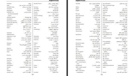 دانلود پی دی اف کتاب دیکشنری زیست شناسی انگلیسی به فارسی PDF