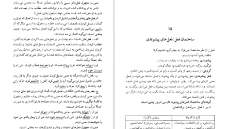 دانلود پی دی اف کتاب دستور زبان فارسی امروز غلامرضا ارژنگ PDF