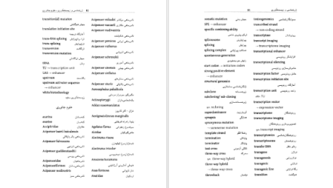 دانلود پی دی اف کتاب هزار واژه زیست شناسی 1 فرهنگستان زبان و ادب فارسی PDF