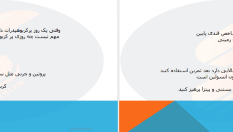 دانلود پی دی اف کتاب رژیم های نوین در فیتنس و بدنسازی امید صالحیان PDF