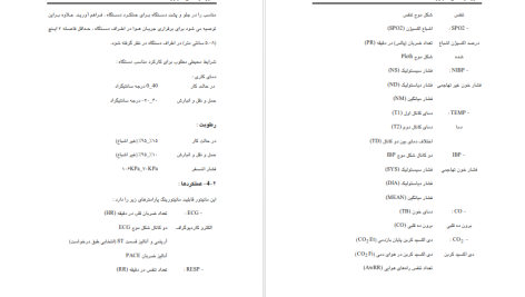 دانلود پی دی اف کتاب مانیتور علائم حیاتی بیمار شرکت مهندسی سازگان گستر ‍PDF