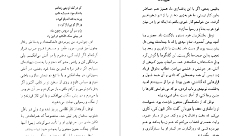 دانلود پی دی اف کتاب لیلی و مجنون نظامی گنجوی PDF