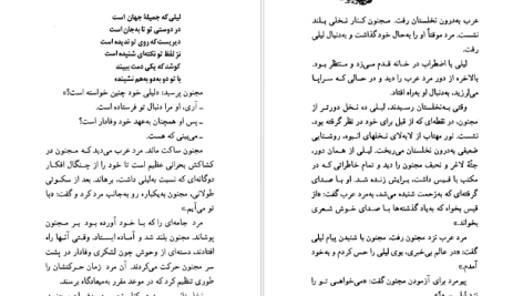 دانلود پی دی اف کتاب لیلی و مجنون نظامی گنجوی PDF