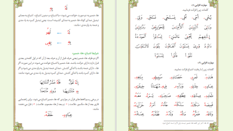 دانلود پی دی اف کتاب آموزش قرائت قرآن کریم هیات محققین پژوهشکده قرآن و عترت PDF