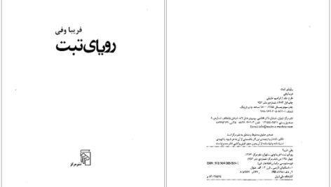 دانلود پی دی اف کتاب رویای تبت فریبا وفی PDF