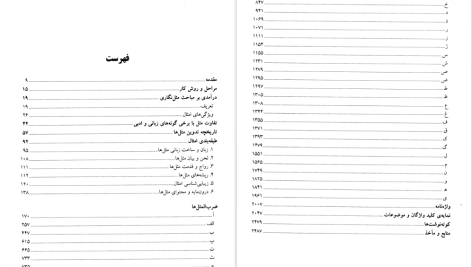 دانلود پی دی اف کتاب فرهنگ بزرگ ضرب المثل ‌های فارسی 1 حسن ذوالفقاری PDF