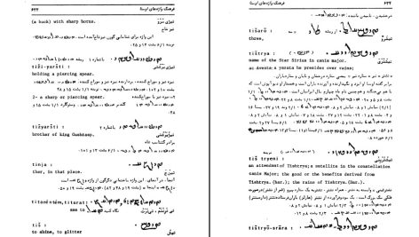 دانلود پی دی اف کتاب فرهنگ واژه‌های اوستا 2 احسان بهرامی PDF