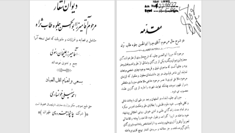 دانلود پی دی اف کتاب دیوان میرزا ابوالحسن جلوه PDF