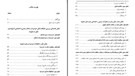 دانلود پی دی اف کتاب زن، سیاست و حرمسرا در عصر صفویه عبدالمجید شجاع PDF