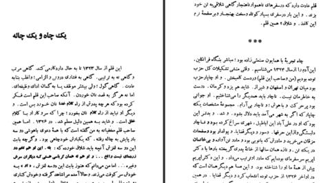 دانلود پی دی اف کتاب یک چاه و دو چاله جلال آل احمد PDF