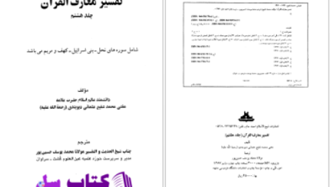 دانلود پی دی اف کتاب تفسیر معارف القرآن جلد هشتم PDF