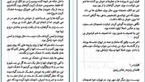 دانلود پی دی اف کتاب زمزمه های زمین بهاره حسنی PDF