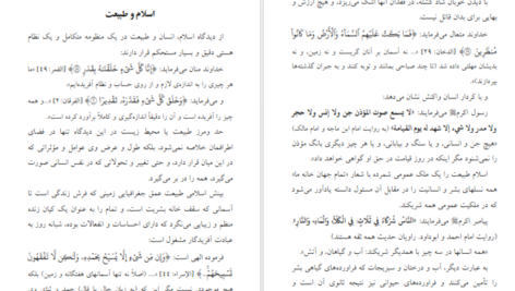دانلود پی دی اف کتاب اسلام و محیط زیست نور محمد امرا PDF