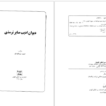 دانلود پی دی اف کتاب دیوان ادیب صابر ترمذی PDF