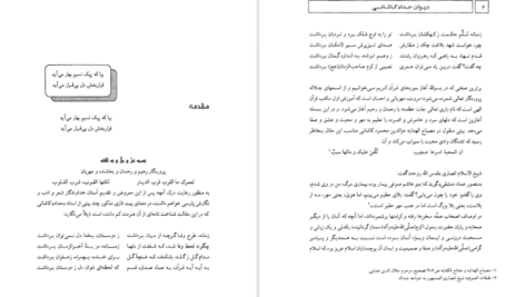 دانلود پی دی اف کتاب شراره عشق دیوان حدادکاشانی PDF