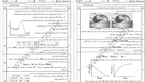 دانلود پی دی اف کتاب آزمون نهایی شیمی 3 PDF