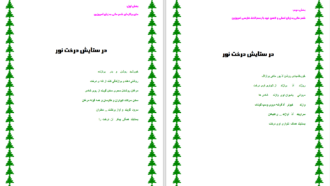 دانلود پی دی اف کتاب در ستایش درخت نور بهمن انصاری PDF