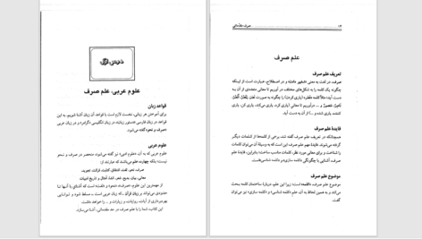 دانلود پی دی اف کتاب صرف مقدماتی حمید محمدی PDF