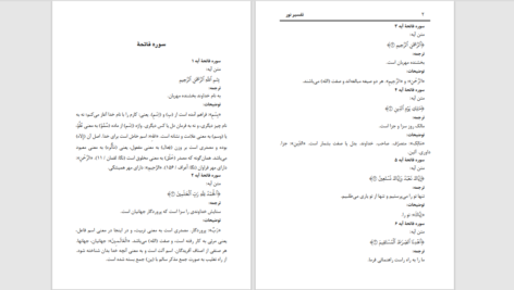 دانلود پی دی اف کتاب تفسیر نور مصطفی خرمدل PDF
