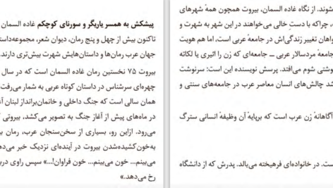 دانلود پی دی اف کتاب بیروت 75 غادة السمان PDF