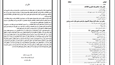 دانلود پی دی اف کتاب آموزش مقداماتی کامپیوتر دکتر باقرزاده PDF