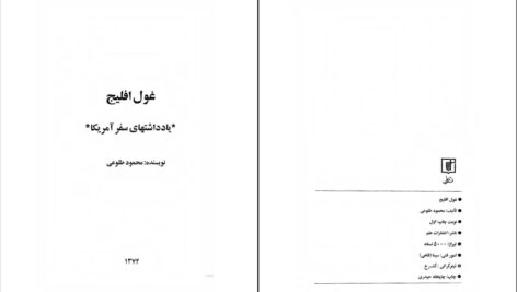 دانلود پی دی اف کتاب غول افلیج یادداشتهای سفر آمریکا محمد طلوعی PDF