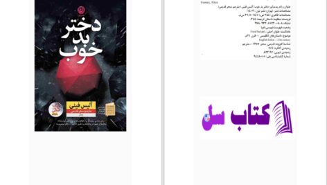دانلود پی دی اف کتاب دختر خوب بد آلیس فینی PDF