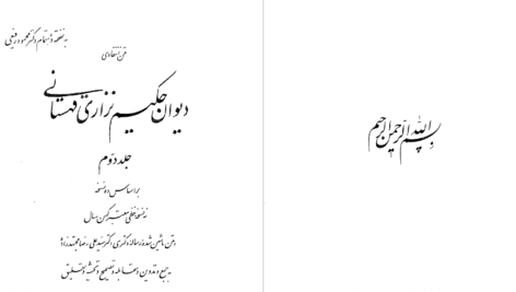 دانلود پی دی اف کتاب دیوان حکیم ناظری مهستانی جلد2 مظاهر مصفا PDF