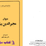 دانلود پی دی اف کتاب دیوان مجیرالدین بیلقانی دکتر محمد آبادی PDF