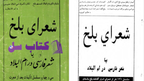 دانلود پی دی اف کتاب شعرای بلخ ابوالاسفار علی محمد بلخی PDF