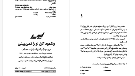 دانلود پی دی اف کتاب وانمود کن او را نمی بینی نفیسه معتکف PDF