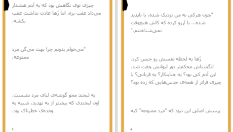 دانلود پی دی اف کتاب مرد ممنوعه هدیه نصیرزاده PDF