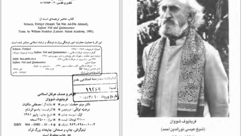 دانلود پی دی اف کتاب گوهر و صدف عرفان اسلامی فریتیوف شوان PDF