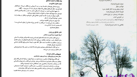 دانلود پی دی اف کتاب ایمان بیاوریم به آغاز فصل سرد فروغ فرخ زاد PDF