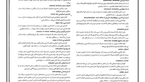 دانلود پی دی اف جزوه لغات تخصصی روانشناسی PDF