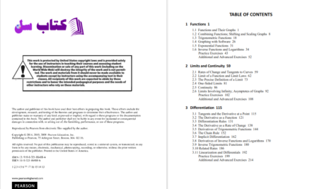 دانلود پی دی اف کتاب PDF Thomas Calculus Instructors Solutions Manual Single Variable