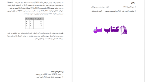 دانلود پی دی اف کتاب آموزش مبانی (PDF (PLC