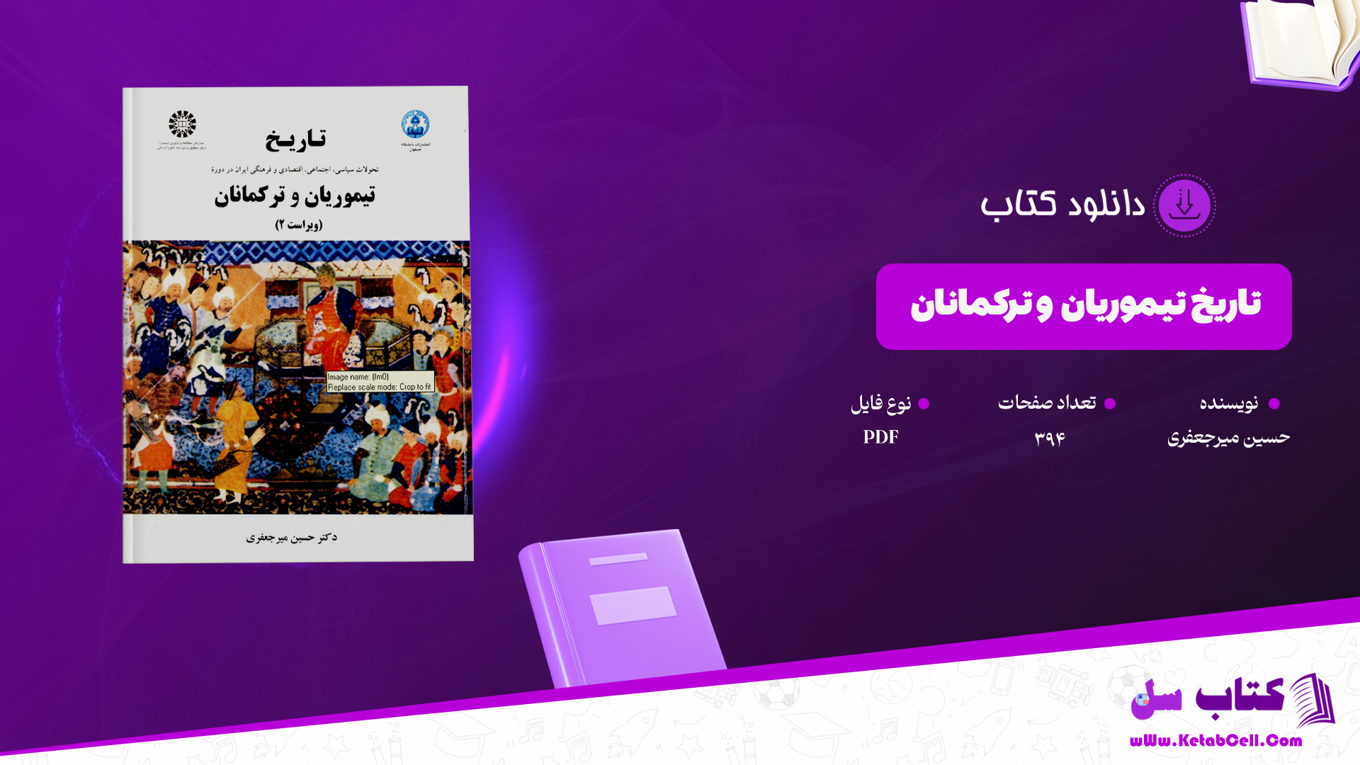 دانلود پی دی اف کتاب تاریخ تیموریان و ترکمانان حسین میرجعفری PDF