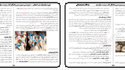 دانلود پی دی اف کتاب جزوه زیست دوازدهم شب امتحان میگ میگ PDF