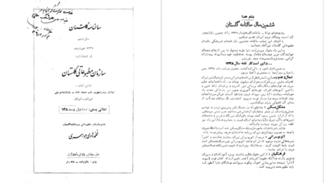 دانلود پی دی اف کتاب سالنامه گلستان سال ششم محمدهادی جواهری PDF