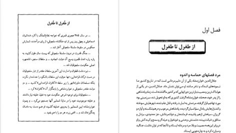 دانلود پی دی اف کتاب سلطان جلال‌الدین خوارزمشاه تندیس دلیری و استقامت پناهی سمنانی PDF