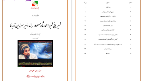 دانلود پی دی اف کتاب شیر پنج شیر مصطفی مسعودی PDF