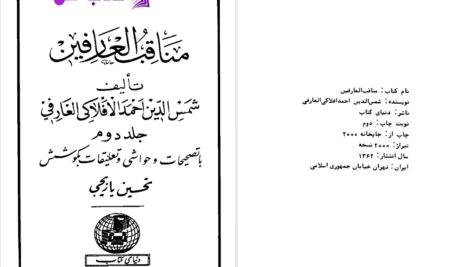 دانلود پی دی اف کتاب مناقب العارفین جلد دوم شمس الدین احمد افلاکی عارفی PDF