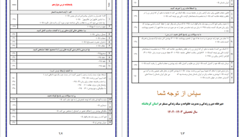 دانلود پی دی اف کتاب نمونه سوالات دین و زندگی 1 PDF