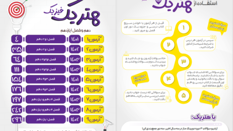 دانلود پی دی اف کتاب هتریک فیزیک دهم و یازدهم PDF